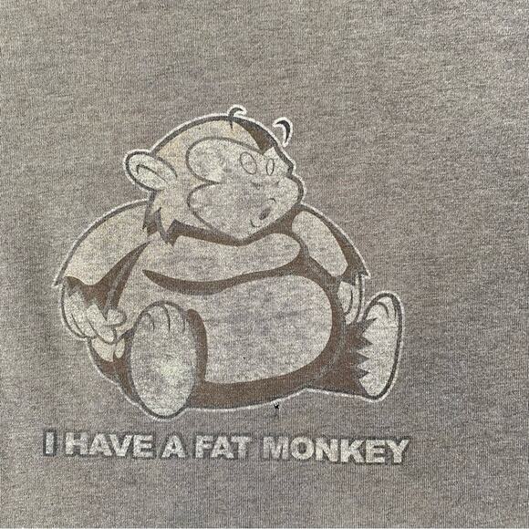 Vintage To The Edge Prime Cut Off T-shirt I Have a Fat Monkey Tank size small - Picture 3 of 9